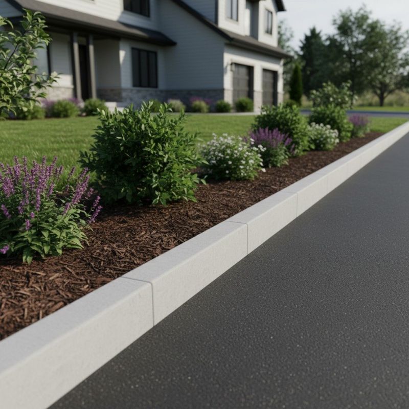 Concrete Curbing Vs. Plastic Or Metal Landscape Edging